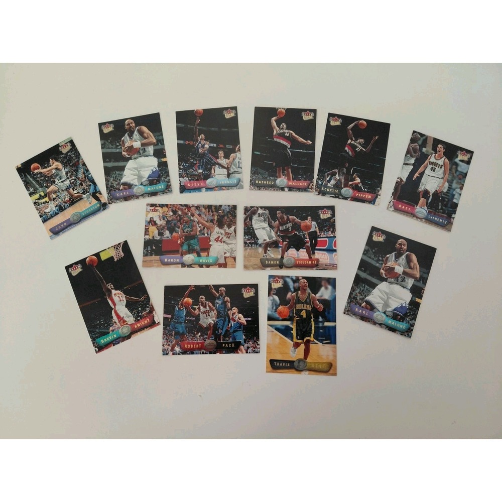 LOT of 12 Fleer 2001 - 2002‎ NBA Trading Cards Collection Mixed